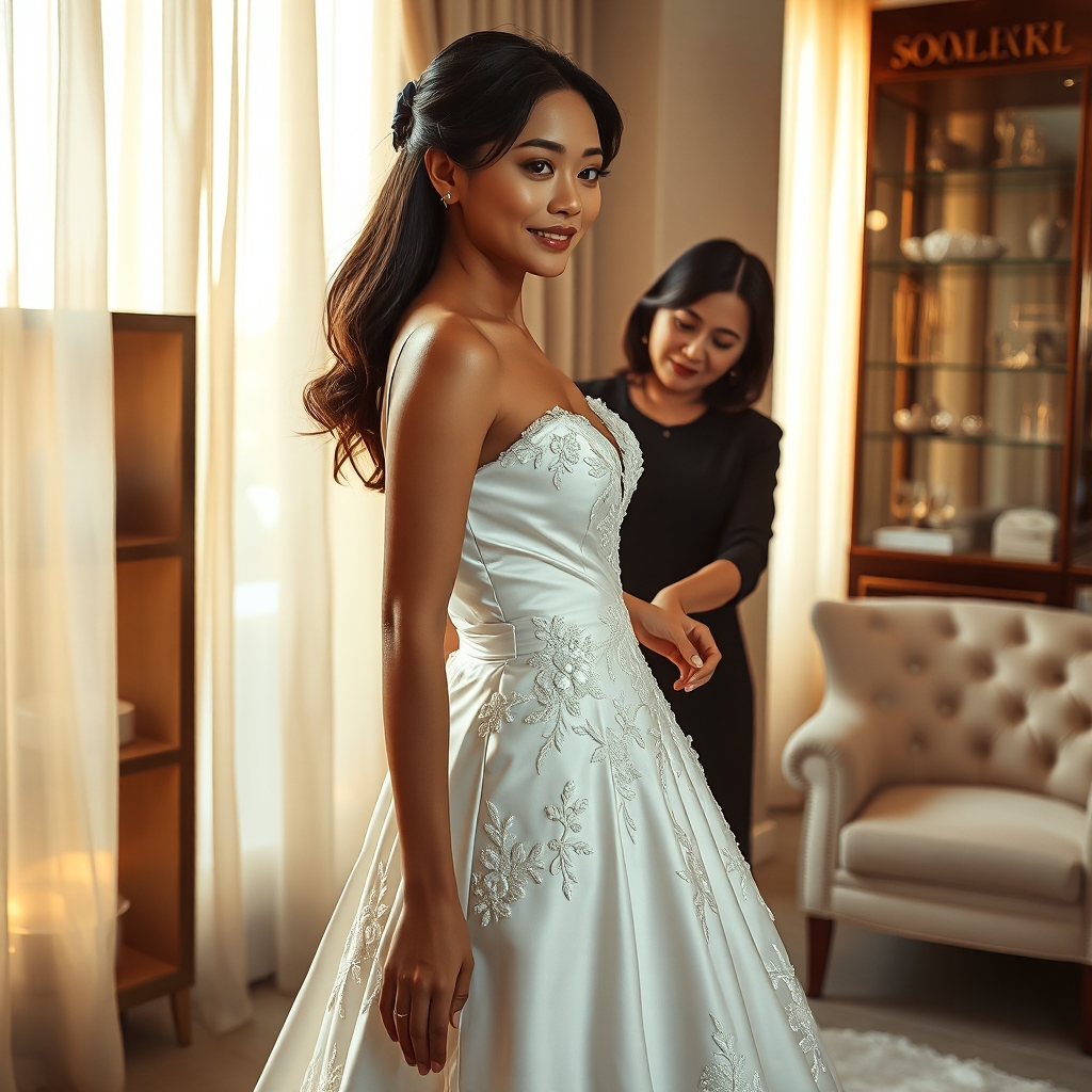 personalize your wedding dress with lace and beading