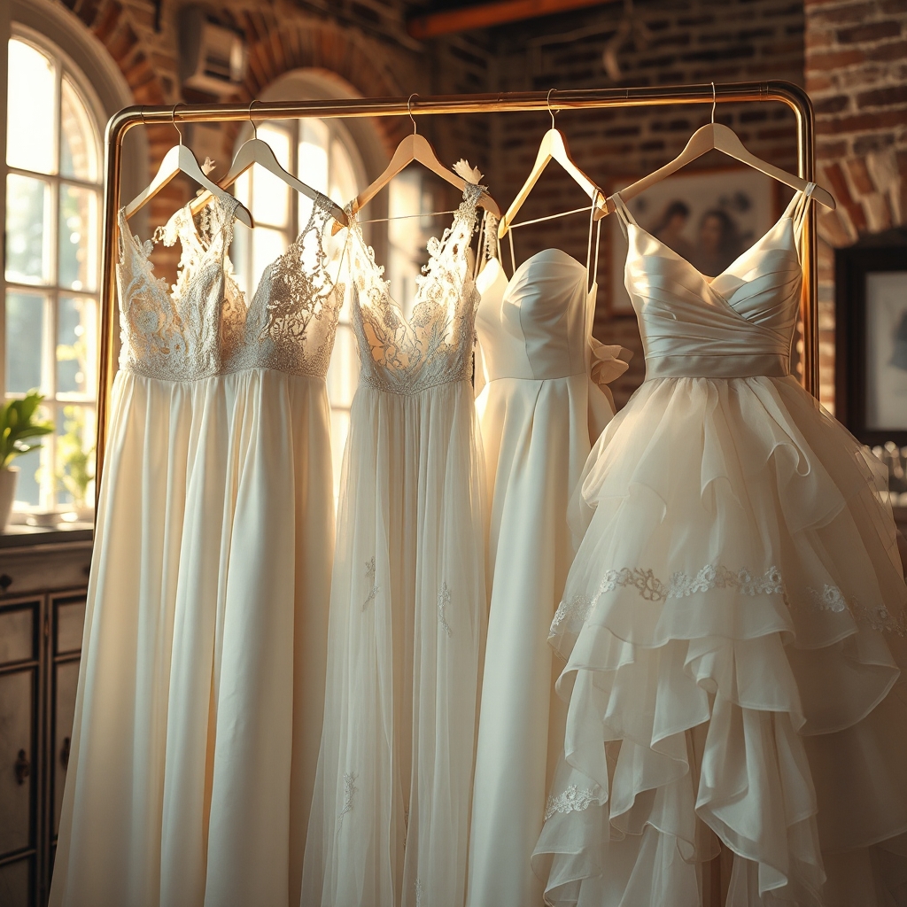 Wedding dress options for different body types